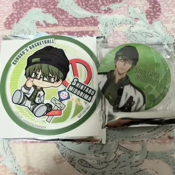 중국 한정판 쿠로코의 농구 혜택 캔뱃지 미도리마 신타로