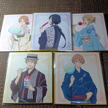 나츠메 우인장 유카타 Ver. 미니 색지 5장