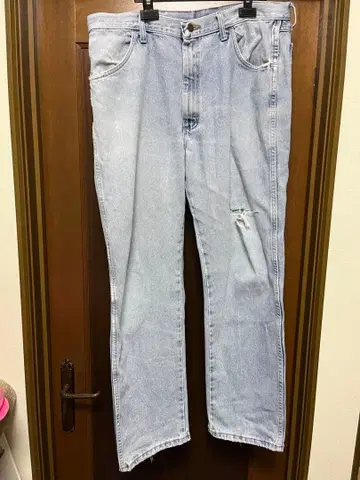 라이트 블루 스트레이트 데님 RUSTLER