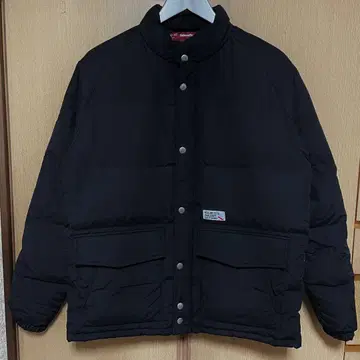 HIDEANDSEEK 하이드앤시크 로고 다운 자켓 블랙 M