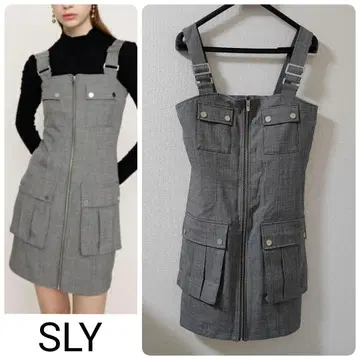 새상품급 SLY MANNISH CARGO 숏 원피스