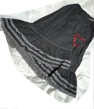 익명 배송만 / PINK HOUSE 데님 스커트