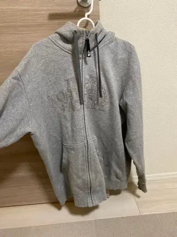 THE NORTH FACE 그레이 후드티 풀 집업