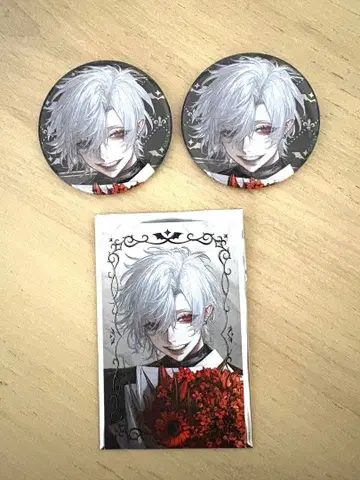 니지산지 Kuzuha 쿠츠하 POPUP 캔뱃지 랜덤 사진풍 카드