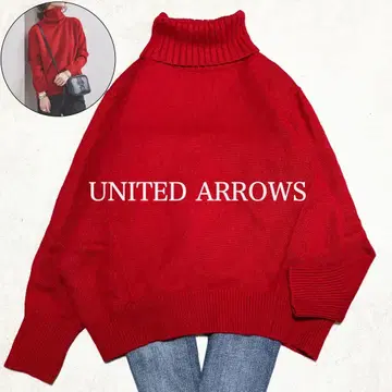 유나이티드 애로우즈 UWSC 바이어스 터틀넥 니트 울 캐시미어