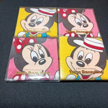 디즈니 타월 손수건 레트로 미사용 새상품