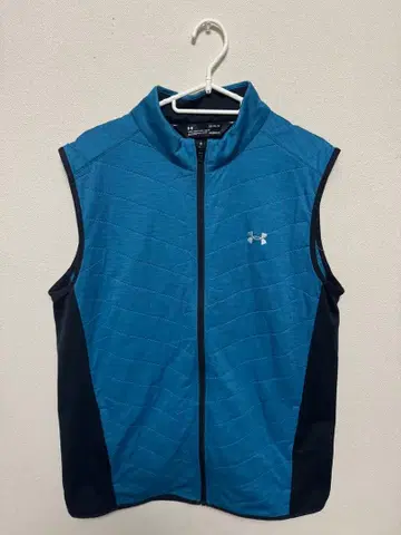 언더아머 집업 베스트 파란색/네이비