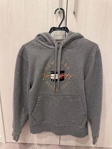 타미힐피거 그레이 후드티 S