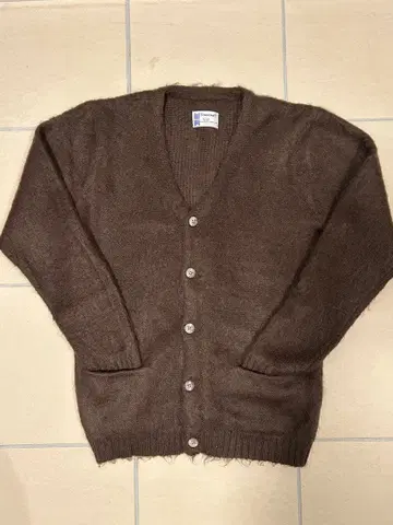 towncraft pennys 70s 복각 모헤어 혼방 가디건 샤기