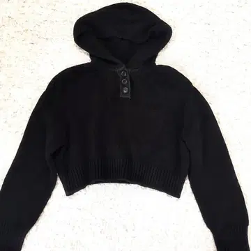 아디엄 ADEAM 니트 캐시미어 혼방 후디 후드티 헨리넥