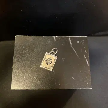 실버 925 태양 모티브 목걸이 탑