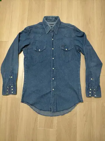 Wrangler 데님 웨스턴 셔츠 L 사이즈 정도 80s90s 빈티지