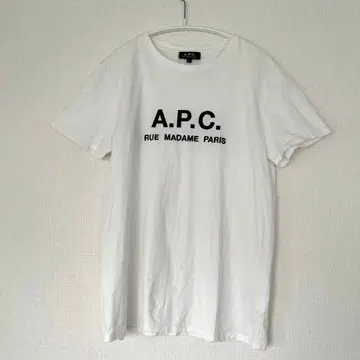 [ A.P.C. ] 화이트 로고T셔츠