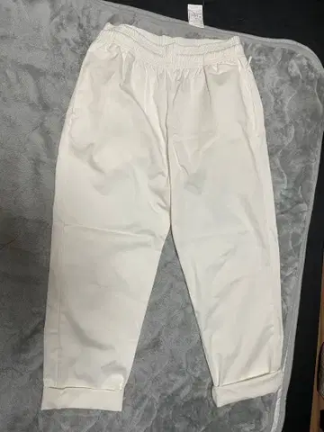 화이트 쿠쿠맨 셰프 팬츠 L