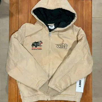 OBEY 오베이 코듀로이 후드 자켓