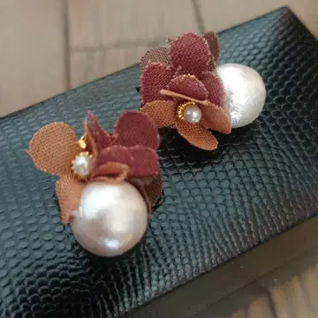 교토 INOBUN JICONA 펄 귀걸이