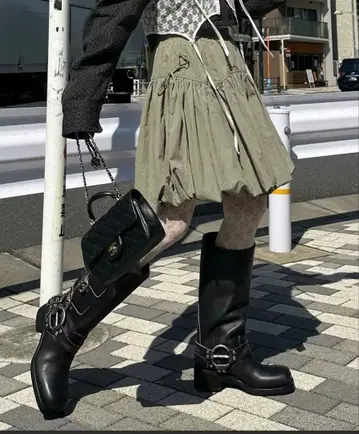 벌룬 리본 스커트 Alley Tokyo