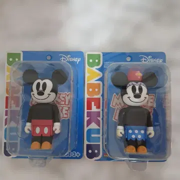 [미개봉 새상품] BABEKUB 메디콤토이 베이비큐브 미키 & 미니 세트