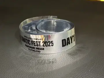 LUNATIC FEST 2025 DAY1 은색 테이프