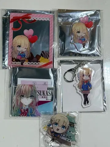 헤븐 번즈 레드 츠카사 굿즈 세트