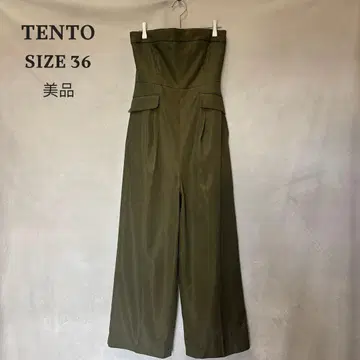 새상품급 TENTO 테 베어탑 올인원 올리브 카키 36