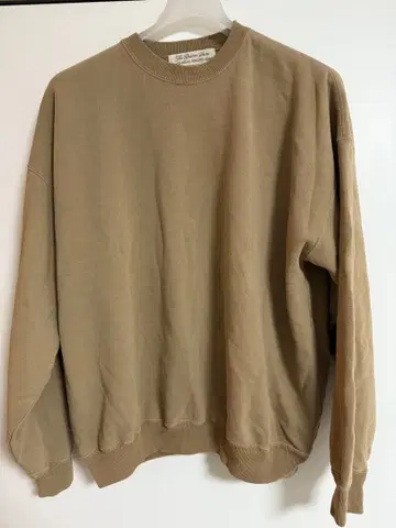 미사용 레미 레리프 빅 실루엣 맨투맨 베이지