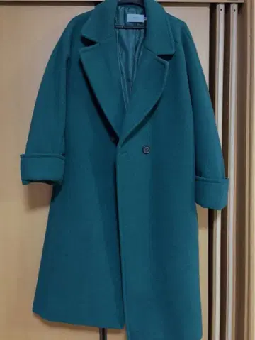 AZUL BY MOUSSY 다크 그린 체스터 코트 M