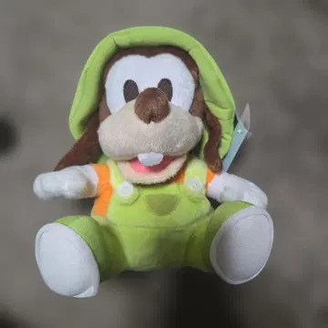 구피 봉제 인형 그린 오버롤