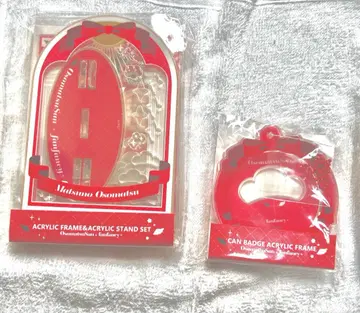 오소마츠 6쌍둥이 후쿠야 콜라보 아크릴 프레임 캔뱃지 아크릴 케이스
