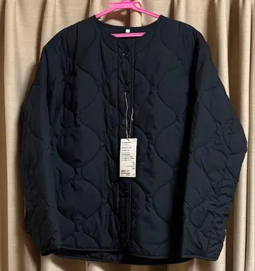 퀼팅 자켓 블랙