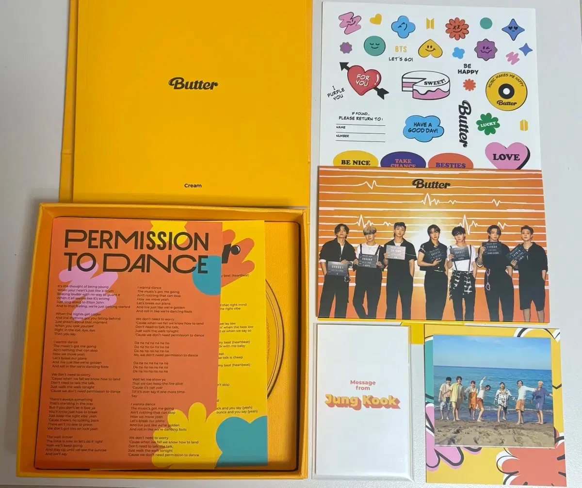 2 pcs price) BTS Bangtan Butter album Jungkook Kim Taehyung MD Poca