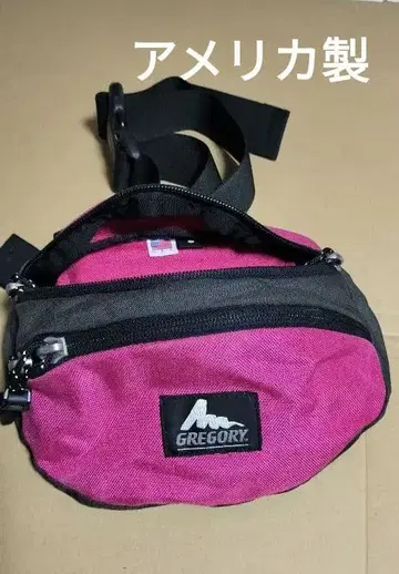 GREGORY 바디백 핑크
