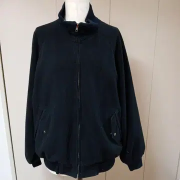 블랙 플리스 자켓