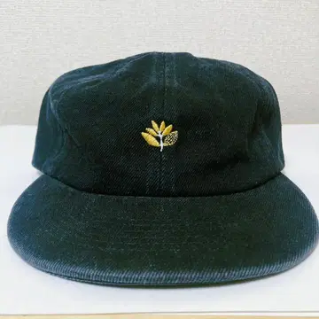 magenta 스케이트보드 자수 로고 캡 블랙