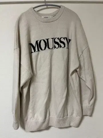 moussy 로고 니트 원피스