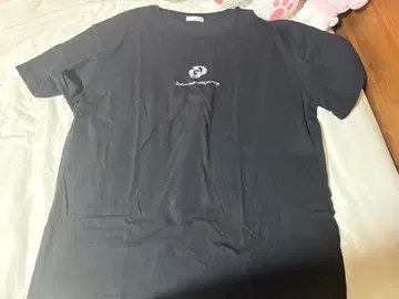 GYDA 블랙 T셔츠 스톤 로고