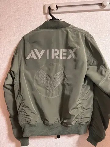 아비렉스 AVREX ma-1 플라이트 자켓 자수 카키