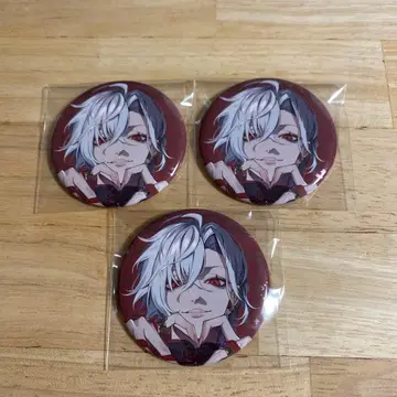 니지산지 쿠츠하 캔뱃지 레어 금박 3점