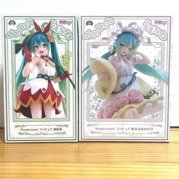 [ 미개봉품 익명 배송 ] 하츠네 미쿠 피규어 2종 세트