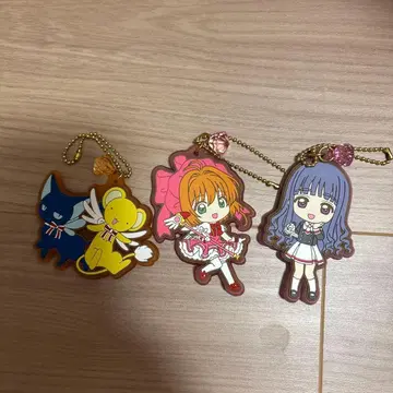 카드캡터 사쿠라 키링 3개 세트