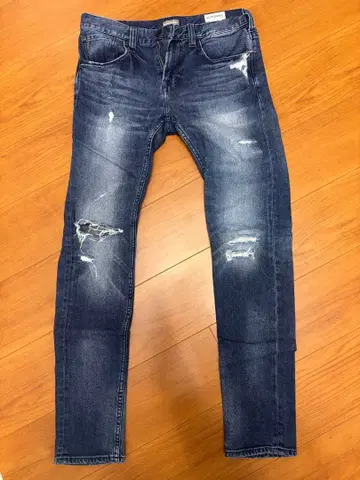 BAYFLOW 데님 데미지 스키니 데님