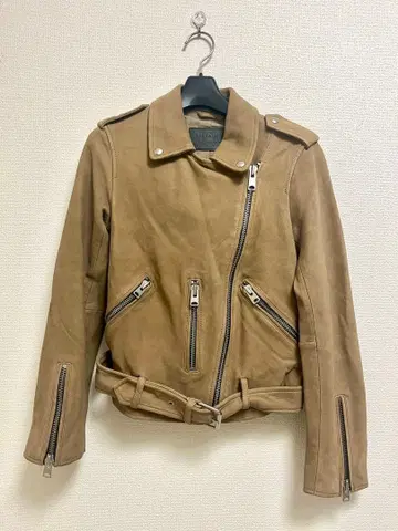 ALLSAINTS 베이지 라이더 자켓