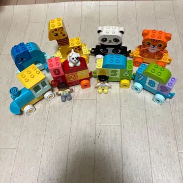 레고 듀플로 수놀이 기차 동물 기차