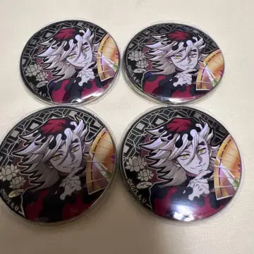 귀멸의 칼날 리프 메탈 캔뱃지 도우마