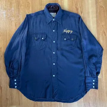 HBARC 레이온 웨스턴 셔츠 개버딘 50's 60's 빈티지