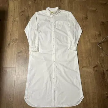 BEAMS BOY 화이트 버튼 다운 셔츠