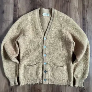 60s 모헤어 가디건 긴 털 빈티지 카드 코번 nirvana