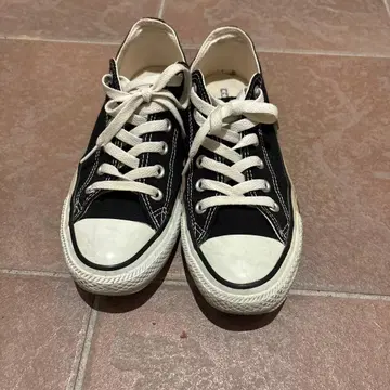 CONVERSE ALL STAR 블랙 스니커즈 25