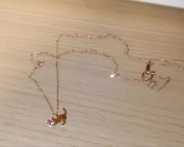 고양이 모티브 목걸이 k10