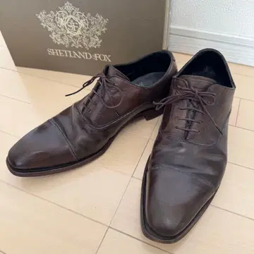 SHETLAND FOX 브라운 드레스 신발